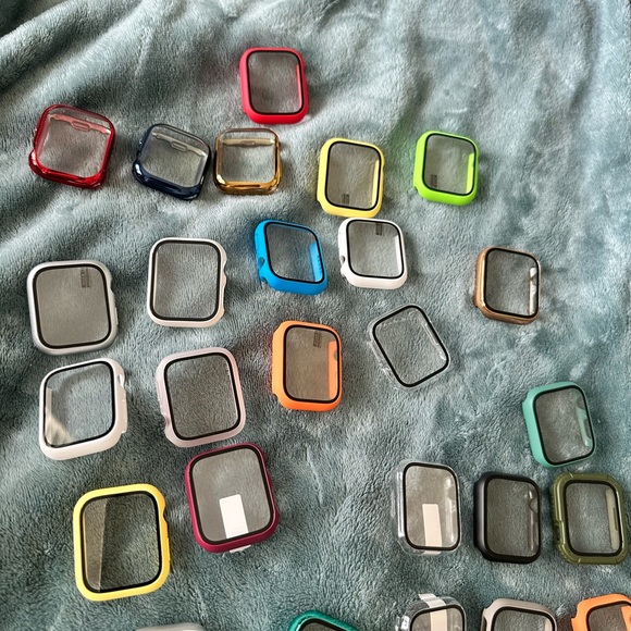 Screen/watch protectors and bumpers 45mm fits AW 7 45mm - Picture 3 of 7